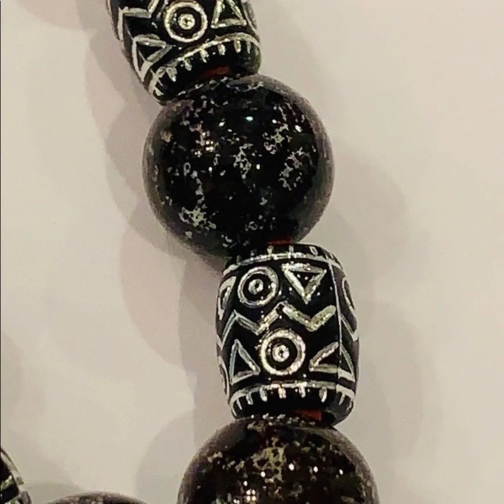 Elephant charm pendant colorful crystals leather - Picture 7 of 9